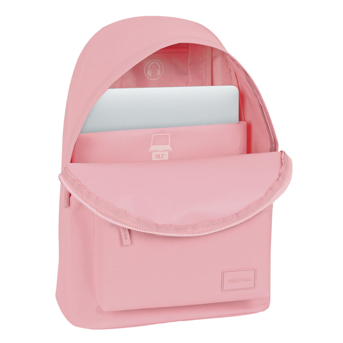 Skolebag Safta   31 x 41 x 16 cm Rosa